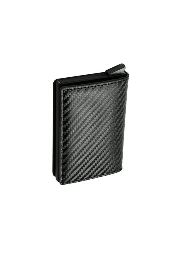 US 1-2 Pcs RFID Blocking Tactical Carbon Fiber Wallet ID Credit Card Holder Men