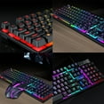 thumbnail image 1 of US 1-2 Set of Gaming Keyboard and Mouse Combo RGB LED Backlight Ergonomic TF200, 1 of 12
