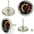 thumbnail image 1 of US 1-2Pc 2-3/8" Temperature Thermometer Gauge Barbecue BBQ Grill Smoker Pit, 1 of 10