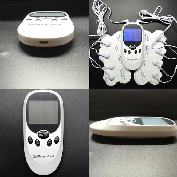 US 1-2Pc Electrical Stimulator Muscle Relax Massager Therapy Machine Pain Relief