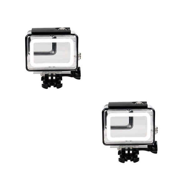 US 1-2Pc GoPro HERO5, HERO6, HERO7  Waterproof Housing Case Protective 45M Dive