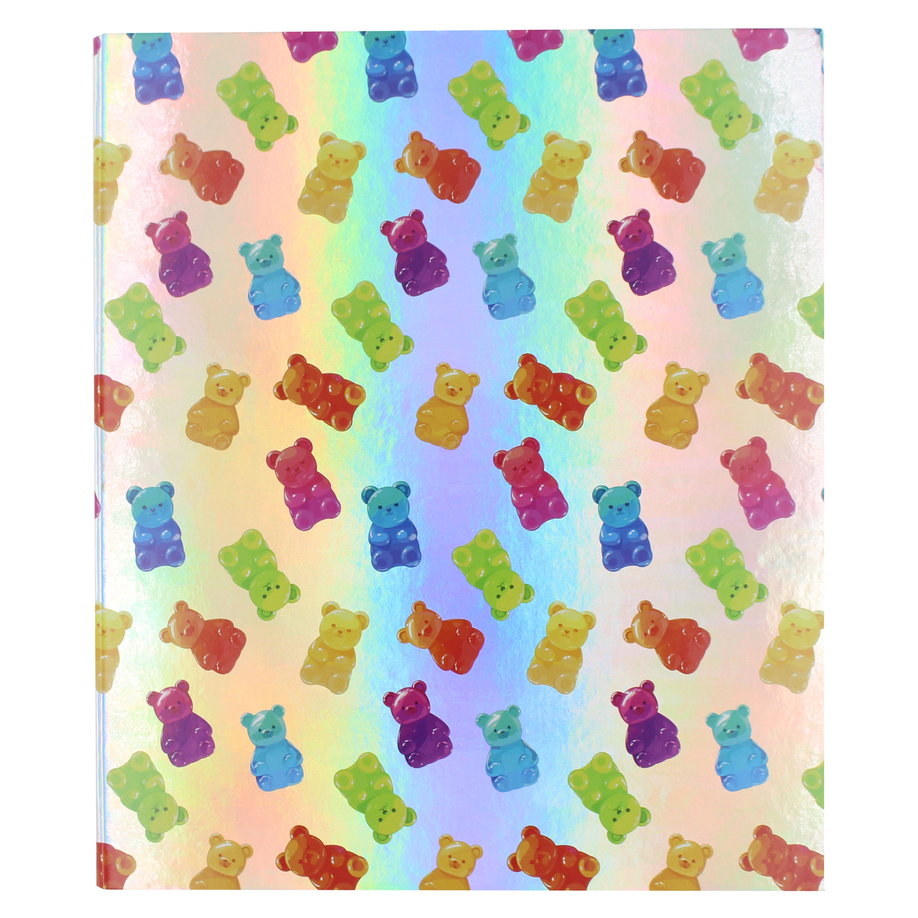Ecokind Gummy Bear 1-Inch 3 Ring Paper Binder, 12.08in x 10.35in, Holds 200 Sheets