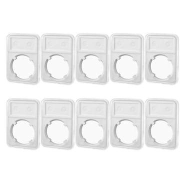 10-Pack 38mm Coin Display Holders - Clear Acrylic Slab Cases For Morgan & Peace Silver Dollars