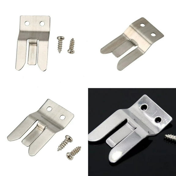US 10-20Pcs Workman MH2 CB Ham Radio Microphone Hanger Holder Mic Clip w/ Screws