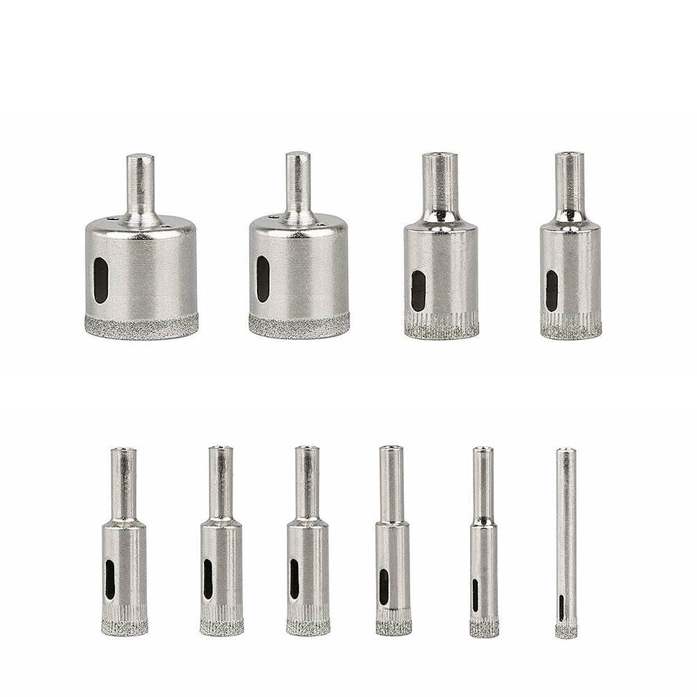 US 10 20pcs Diamond Drill Bit Set Glass Tile Wood Hole Core Ceramic Cutting Tool