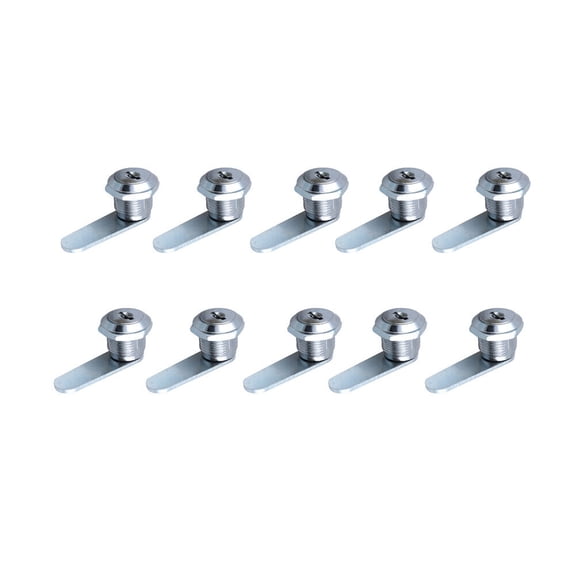 US 10 Pack 5/8" 1" 1 1/8" Cabinet RV Cam Locks Keyed Alike Secure Drawer File