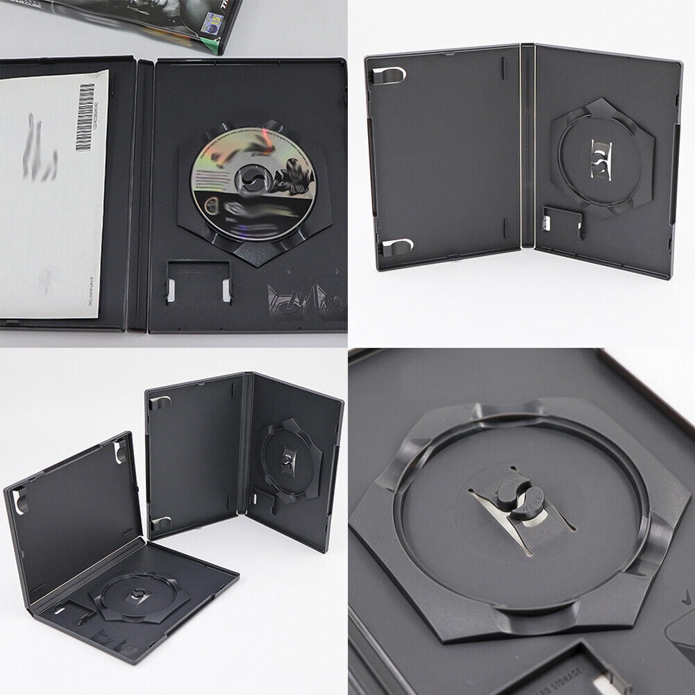 US 10 Pack Nintendo GameCube Standard Empty Replacement Game Cases Black