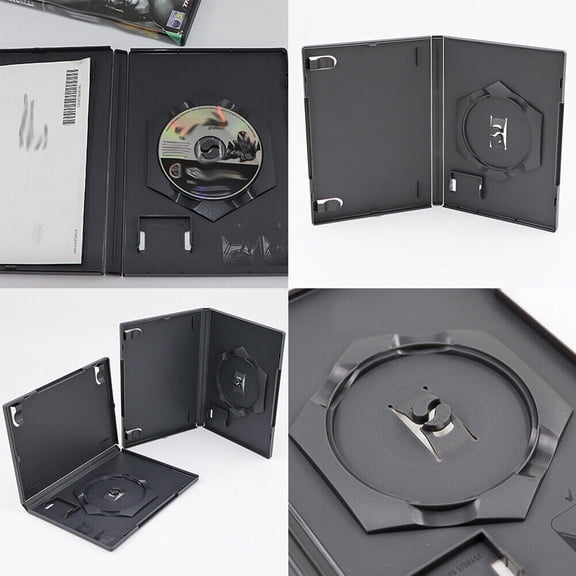US 10 Pack Nintendo GameCube Standard Empty Replacement Game Cases Black