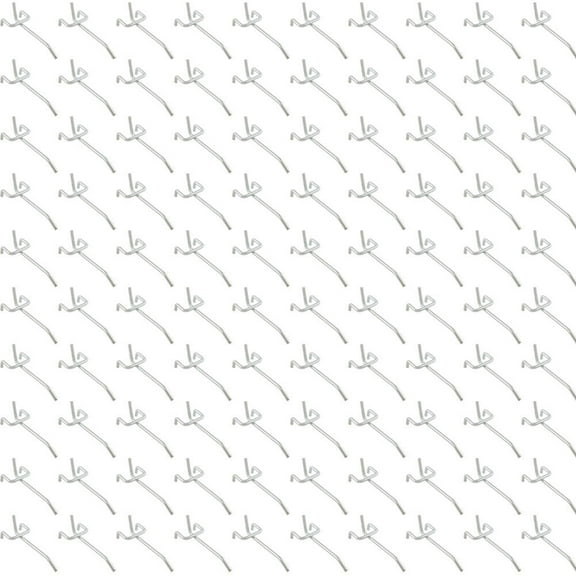 US 100-200 Pc 4" Peg Board Hooks Metal Garage Workshop Storage Steel DIY Retail