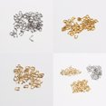thumbnail image 1 of US 100 Pcs Adabele Tarnish Resistant Gold Wire Guard Thread Protector Loop, 1 of 11
