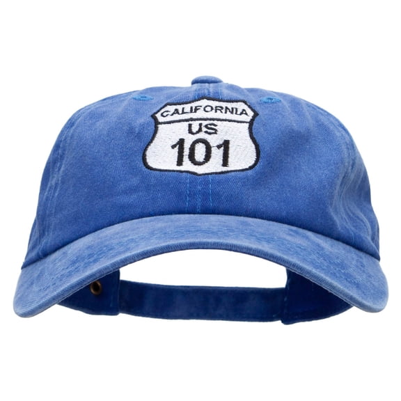 US 101 Embroidered Unstructured Cotton Cap - Royal OSFM