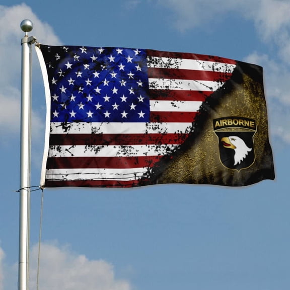 US 101st Airborne Division Flag 3x5ft stars and stripes US banner