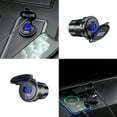 thumbnail image 1 of US 12V QC3.0 Dual USB Car Fast Charger Socket Outlet LED Voltmeter Waterproof, 1 of 10