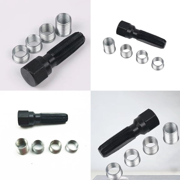US 14mm Spark Plug Re-thread rethread rethreader repair Tap tool Reamer Inserts