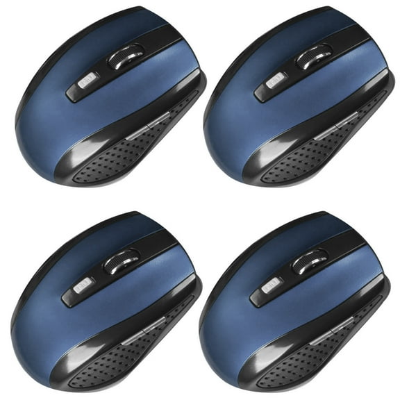 US 2-4 Pack 2.4GHz Wireless Optical Mouse with USB Nano Receiver for Laptop PC