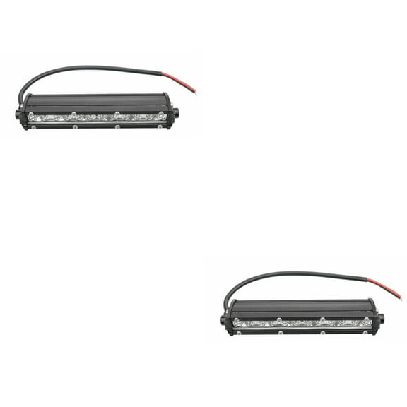 US 2 Pack 7" 18W LED Light Bar Fog Flood Pod Offroad Work Lighting Driving SUV