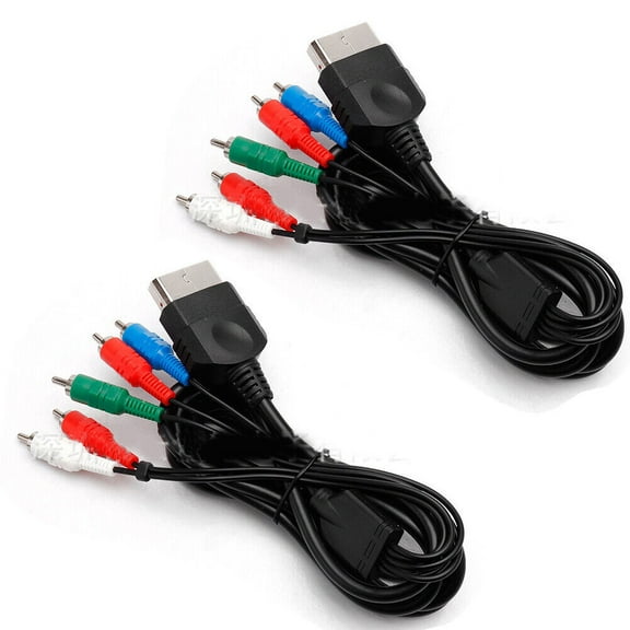 US 2-4 Pack HD Component AV Cable Cord Hookup Connection For Original Xbox