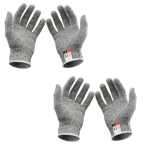 US 2-4 Pairs Butcher Gloves Cut Resistant Stab Proof Anti-Scratch L5 Protection