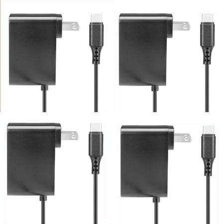 US 2 Pcs Charging Cable AC Adapter Power Supply For Nintendo Switch Wall Plug
