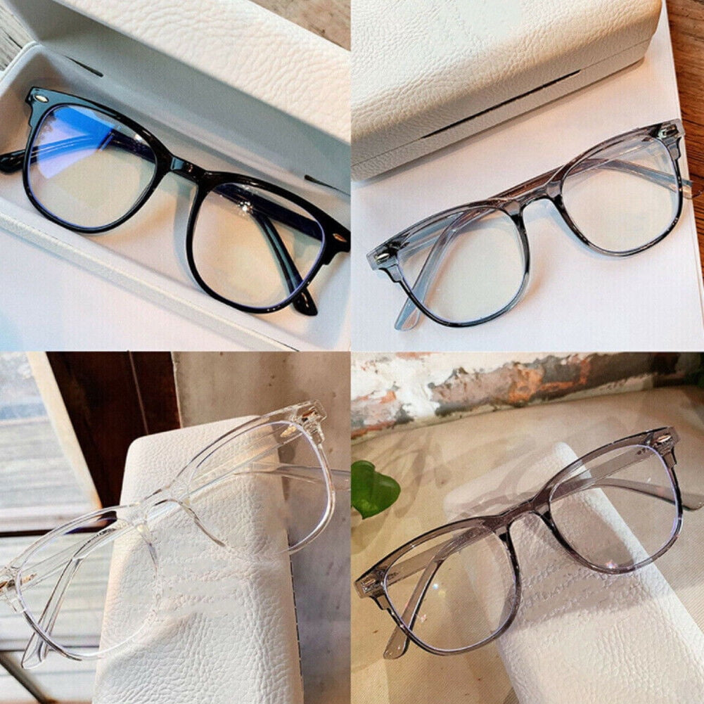 US 2-4 Pcs Computer Blue Light Blocking Glasses Anti Blu-Ray Clear ...