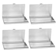 thumbnail image 1 of US 2-4 Pcs Stainless Steel Pocket Business Card Holder Case ID Credit Wallet Box, 1 of 5