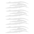 thumbnail image 1 of US 2-4Pc Monster Claw Mark Scratch Car Headlight Sticker Stripe Reflective Decal, 1 of 5