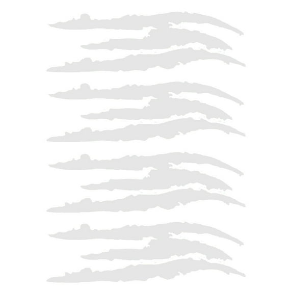 US 2-4Pc Monster Claw Mark Scratch Car Headlight Sticker Stripe Reflective Decal