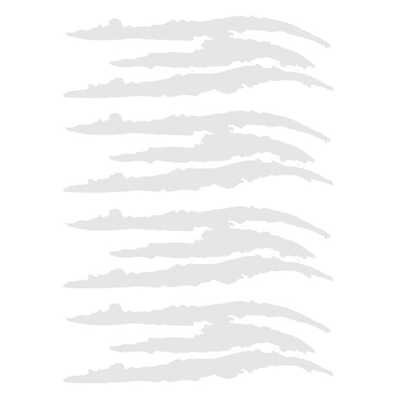 US 2-4Pc Monster Claw Mark Scratch Car Headlight Sticker Stripe Reflective Decal