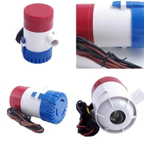 US 2 Pack 1100GPH 12V Electric Marine Submersible Bilge Sump Water Pump for Boat