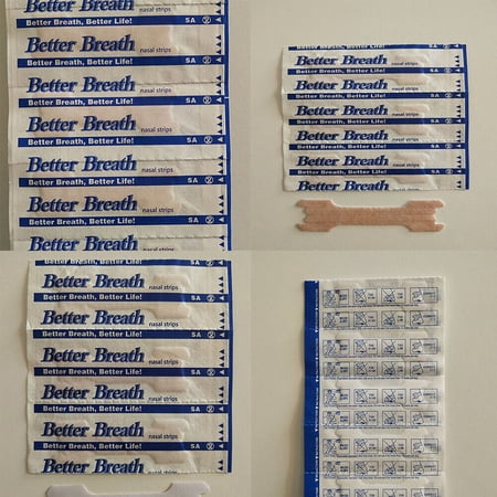 US 200 Pack Reduce Stop Snoring Right Now Large/Tan Nasal Strips