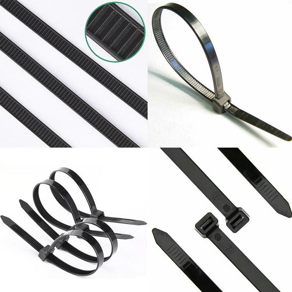 US 2000-4000 Pc 8" Inch Black Network 50 LBS Zip Nylon Cable Cord Wire Tie Strap