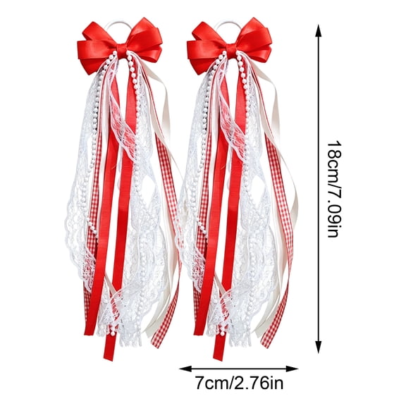 US 250 2 Pcs Independence Day Boot Ribbons, 4th of july decorations, Sturdy Lace And Pearl Tassel Cowboy Boot Accessories for Summer BBQs, Barn Dances & US 250 Celebration Decor