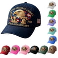 thumbnail image 1 of US 250th Anniversary Cap – United States 250th Anniversary Hat, Adjustable Bald Eagle Printed Patriotic Baseball Cap for Men Women Multi (Brown-02), 1 of 8