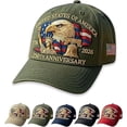 thumbnail image 1 of US 250th Anniversary Celebration Hat, Adjustable Retro Bald Eagle Patriotic Cap for Men Women, 1 of 6
