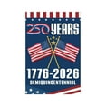 thumbnail image 1 of US 250th Anniversary Garden Flag - Double-Sided Patriotic, Bold for US Patriotic Decor & Outdoor, 1 of 5
