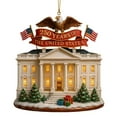 thumbnail image 1 of US 250th Anniversary Ornament 2026 – 2D Patriotic Bicentennial Christmas Tree Decor, Collectible Keepsake for Veterans & History Lovers (1-Pack, 3.15")‌, 1 of 5