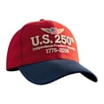 thumbnail image 1 of US 250th Anniversary Patriotic Baseball Cap – Vintage Washed Adjustable Hat with American Flag Embroidery – 1776–2026 Commemorative Hat for Men & Women, 1 of 5