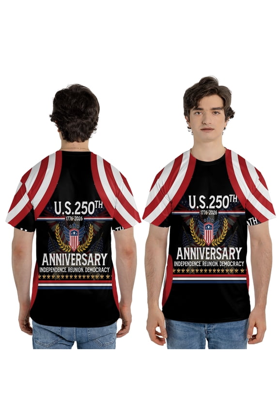 US 250th Anniversary Shirt 1776-2026, Independence Reunion Democracy American Eagle Patriotic Shirt, 4th of July Gift