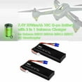 thumbnail image 1 of US 2PCS 7.4V 2700mAh Li-Po Battery For Hubsan H501S H501A X4 Quadcopter Drone, 1 of 1