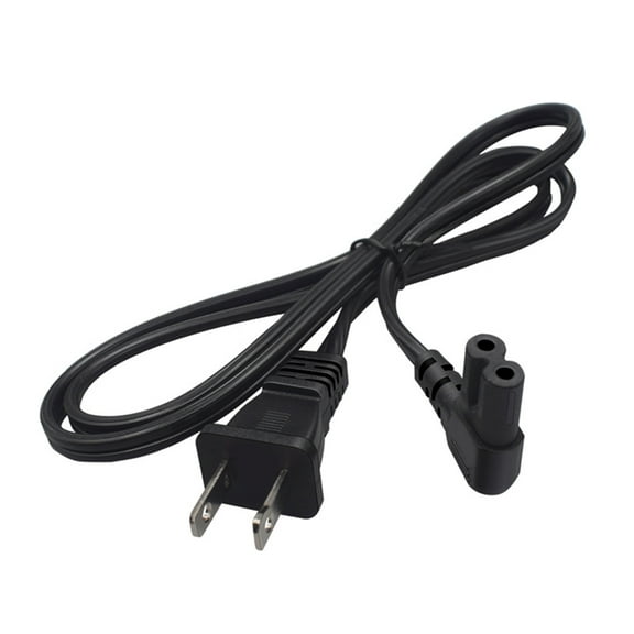 US 2Prong to IEC320 C7 Power Cord, IEC320 Figure 8 Female to US Male Power Cable