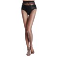 thumbnail image 1 of US 3~6 Pairs Sheer Tights Silky Stockings Ultra Thin Glossy High Waist Pantyhose, 1 of 5