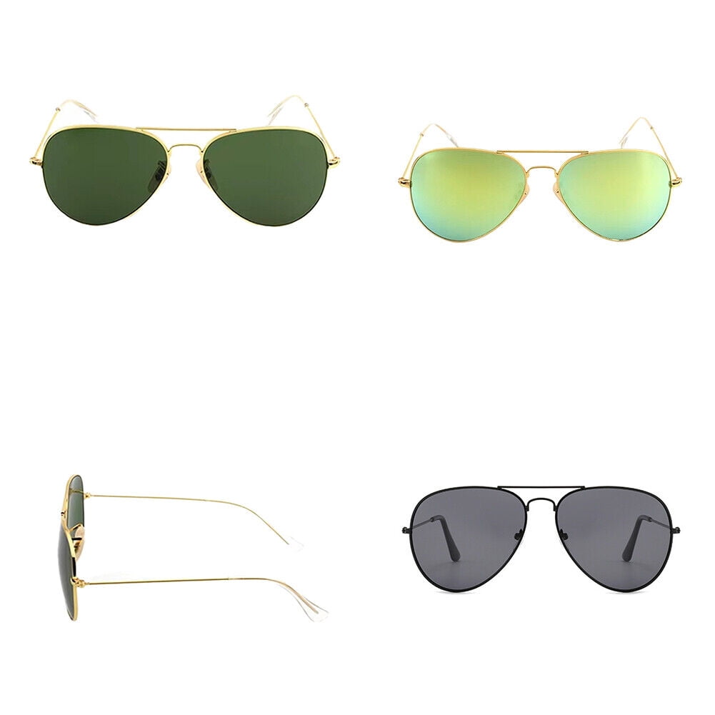 Polarized Aviator Sunglasses 3-Pack, UV Protection, Retro Double Bridge, Cruise Amazon.com: 3 Pack Aviator Sunglasses UV Protection Color  main image 3