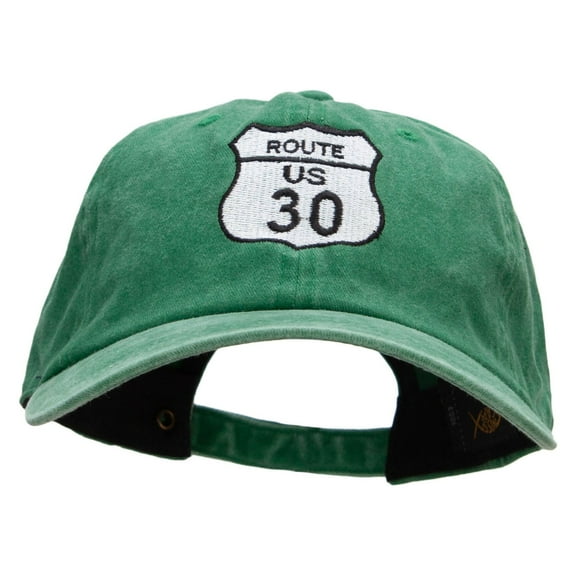 US 30 Embroidered Unstructured Cotton Cap - Kelly Green OSFM