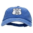 thumbnail image 1 of US 30 Embroidered Unstructured Cotton Cap - Royal OSFM, 1 of 5