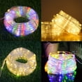thumbnail image 1 of US 33FT 100 LED Strip Rope Light Tube String Outdoor Garden Party Decoration, 1 of 12