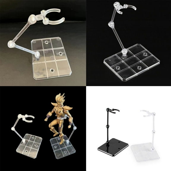 US 4-8 Pack Assembly Action Figure Display Holder Bases Doll Model Support Stand
