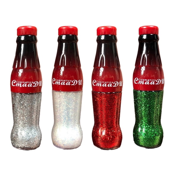 US 4 Pack Colorful GLITTER Liquid Eyeliner Set Matte UV Glow Neon Waterproof