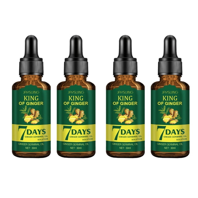 US 48 Pack Ginger Hair Growth Serum Germinal Oil Regrow 7 Days Loss