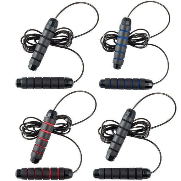 US 4-8 Pack Jump Rope Aerobic Exercise Boxing Skipping Adjustable Bearing Speed