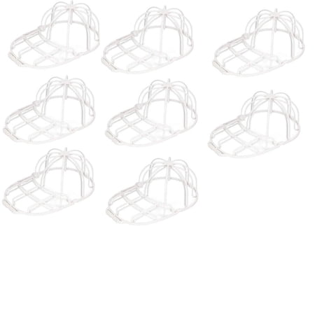 US 4-8 Pc Sturdy Plastic Frame Cage Baseball Cap Washer Cleaner Protector Holder